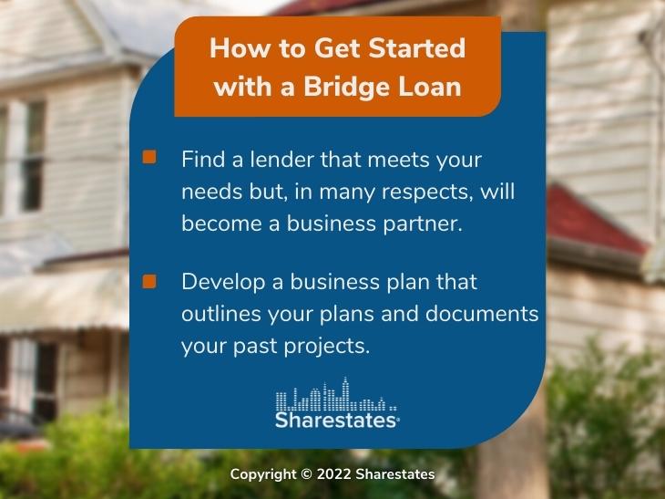 Callout 2- How to get started with bridge loans - blurred house background