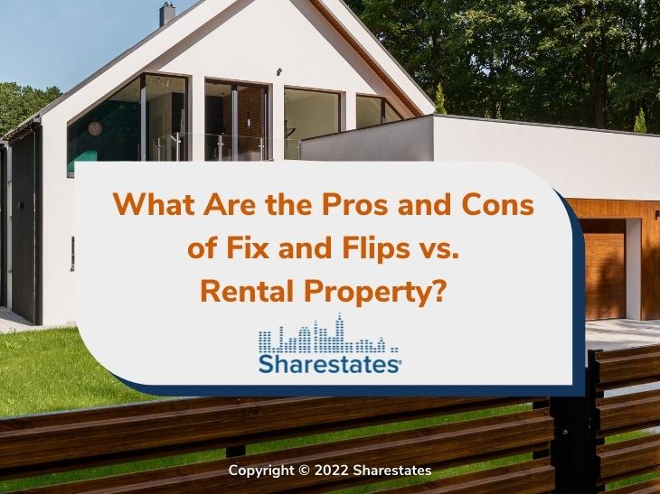 Featured: Exterior of beautiful white house- what are the pros and cons of fix and flips vs. rental property?