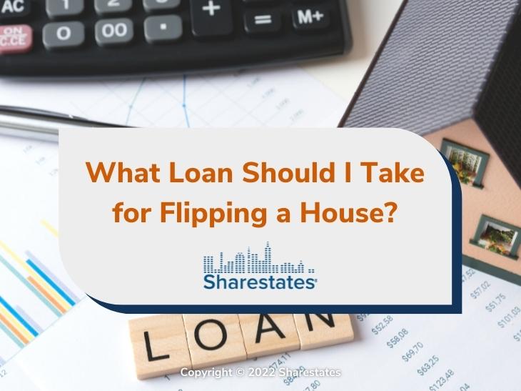 Featured: Loan spelled out in tiles on desk- what loan should I take for flipping a house?