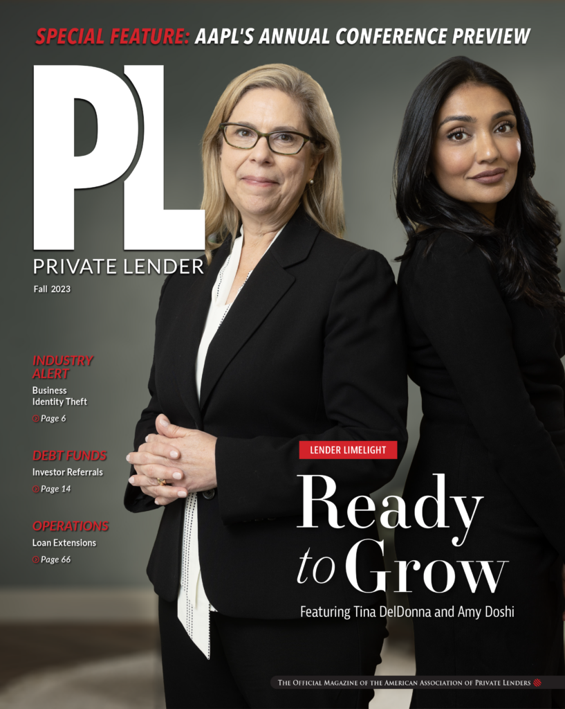 Private Lender Magazine Cover Story